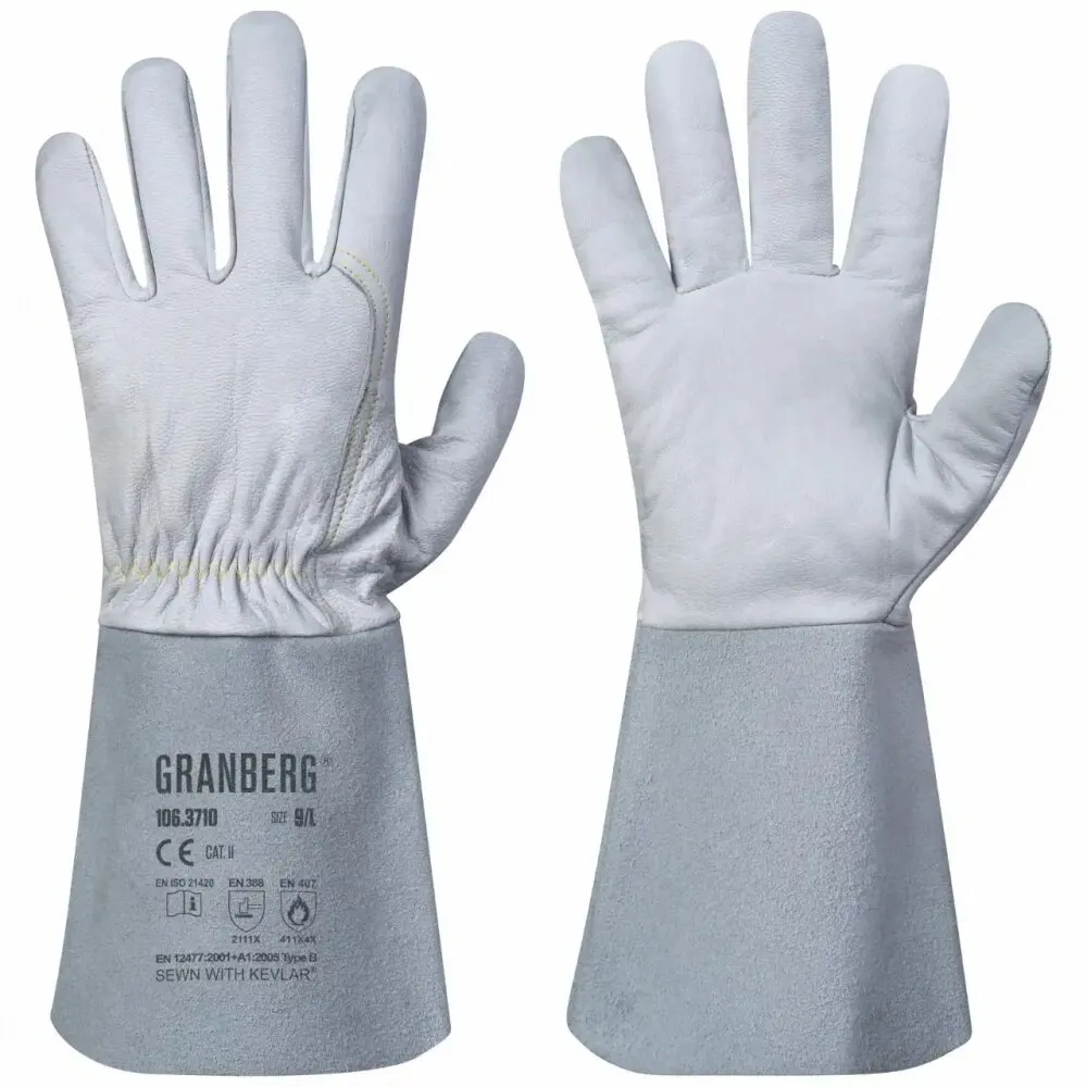 106.3710, Granberg 3710, sveisehansker, 120 par (7/S)